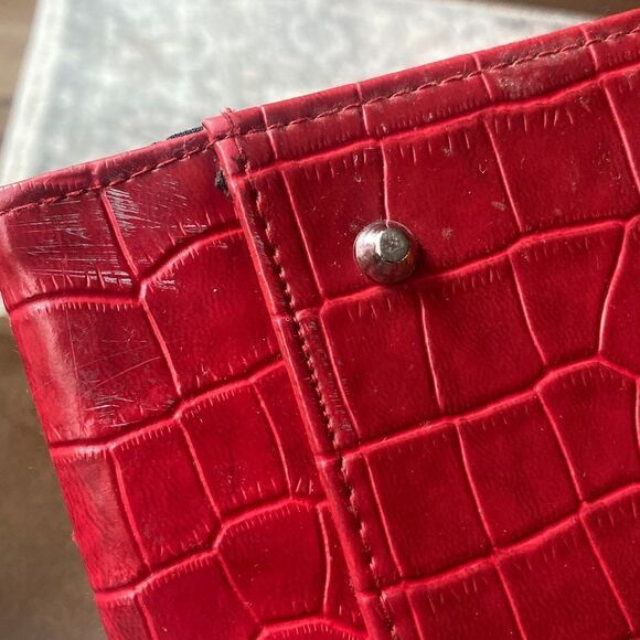 Miche Leila Red Crocodile Cover Silver Accents - Picture 5 of 7